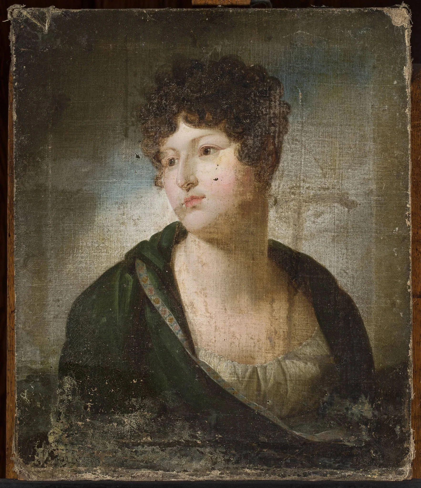 Portrait of Wiktoria née Potocka 1.v. Choiseul Gouffier 2.v. wife of general Bakhmatiev