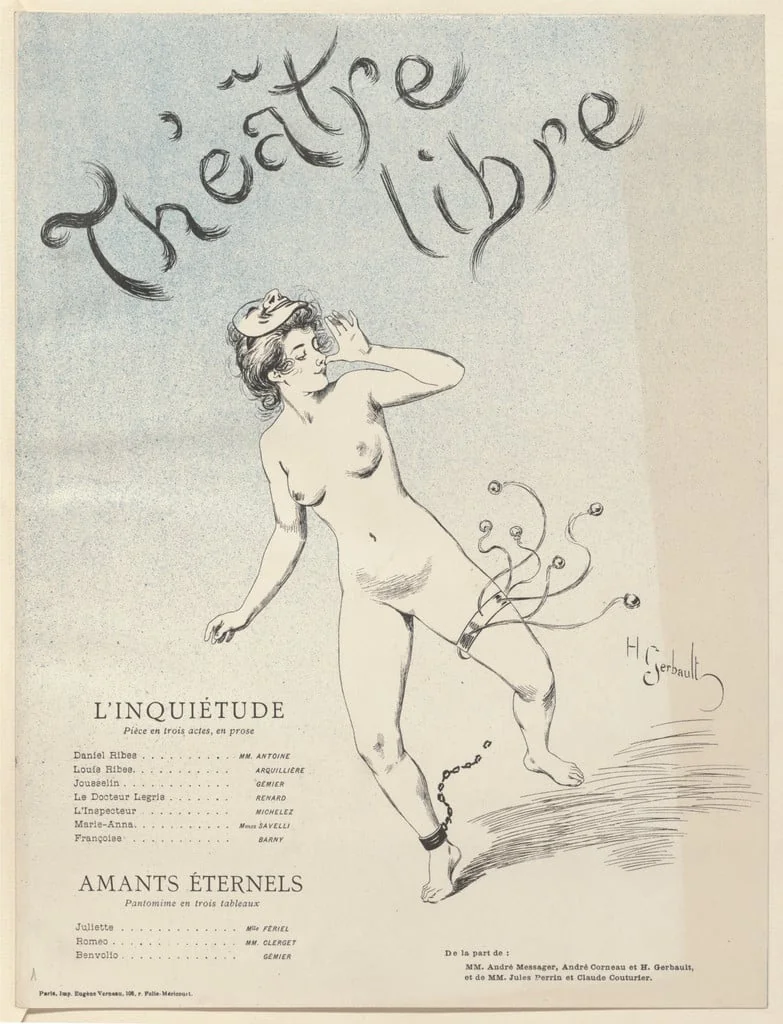 Untitled, by Henri Gerbault, ink, 1893