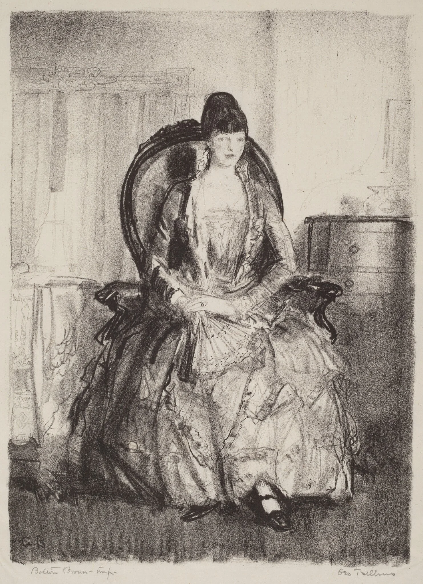Lady with a Fan