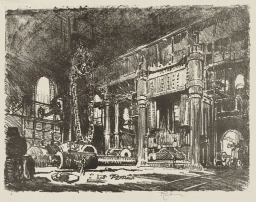 English War Work:  The Gun Forge