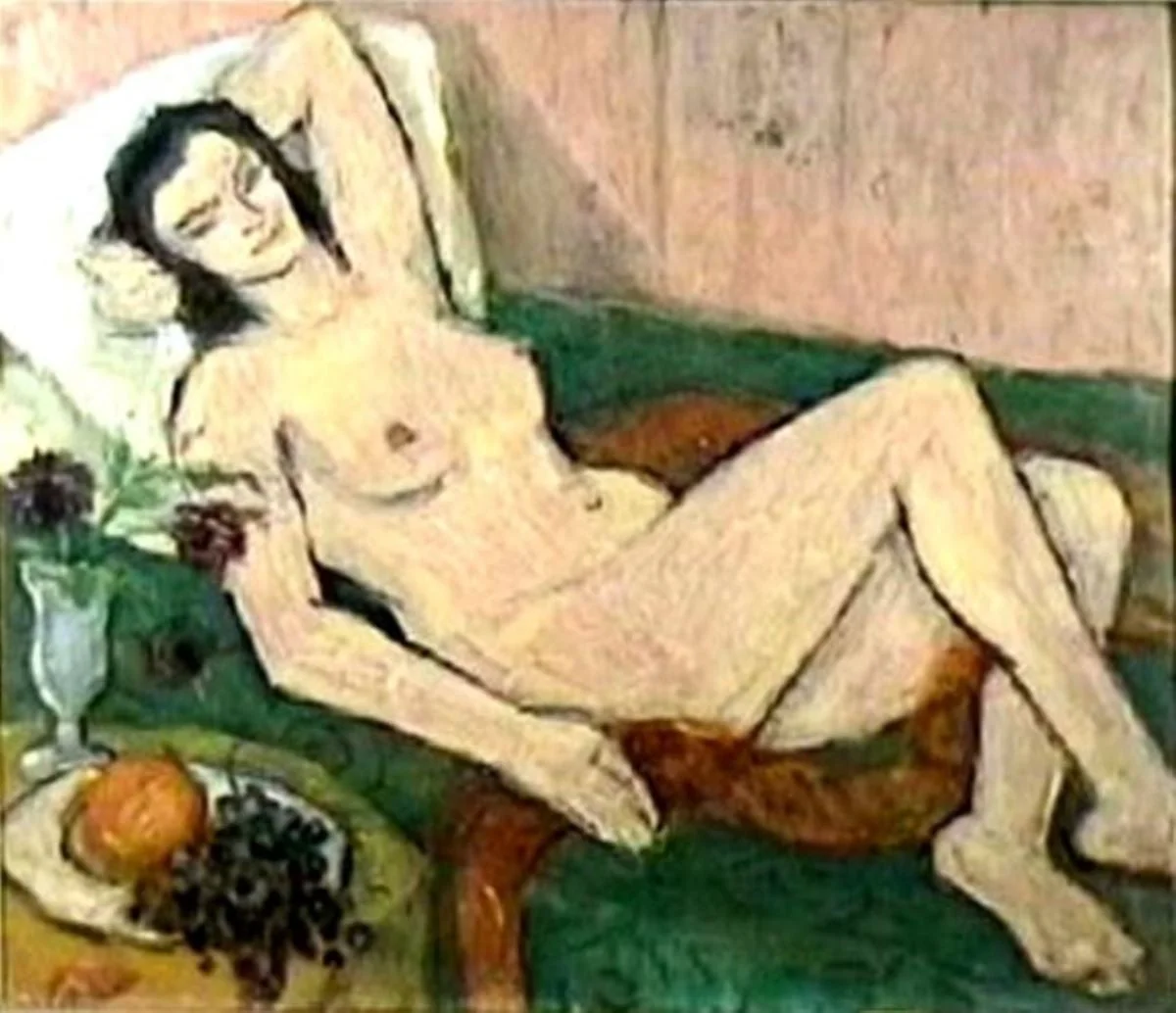 Nud culcat, by Theodor Pallady, unspecified, 1925