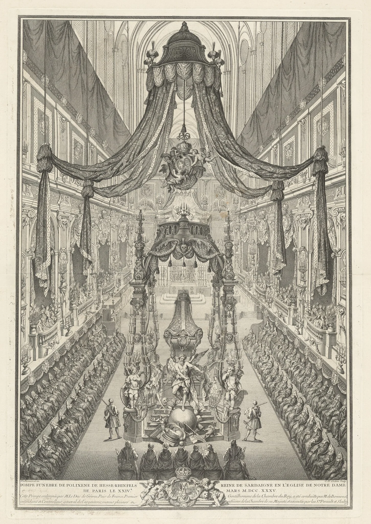 Pompe funèbre de Polixène de Hesse-Rhinfels