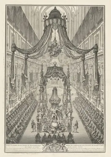 Pompe funèbre de Polixène de Hesse-Rhinfels