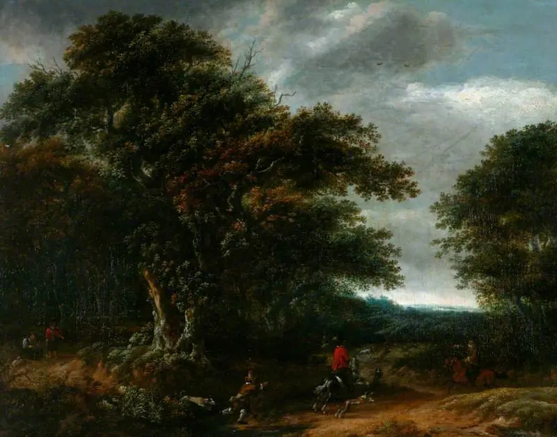 Landscape with a Stag Hunt