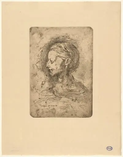 Bust of a Young Girl