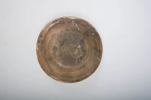 Blid de formă tronconică cu buza evazată și decor amplasat pe întreaga suprafață interioară. Blidul este decorat cu motive geometrice, linie, cerc, spirală, și motive vegetale stilizate. Cromatică: fond: crem; decor: cărămiziu; albastru; verde.