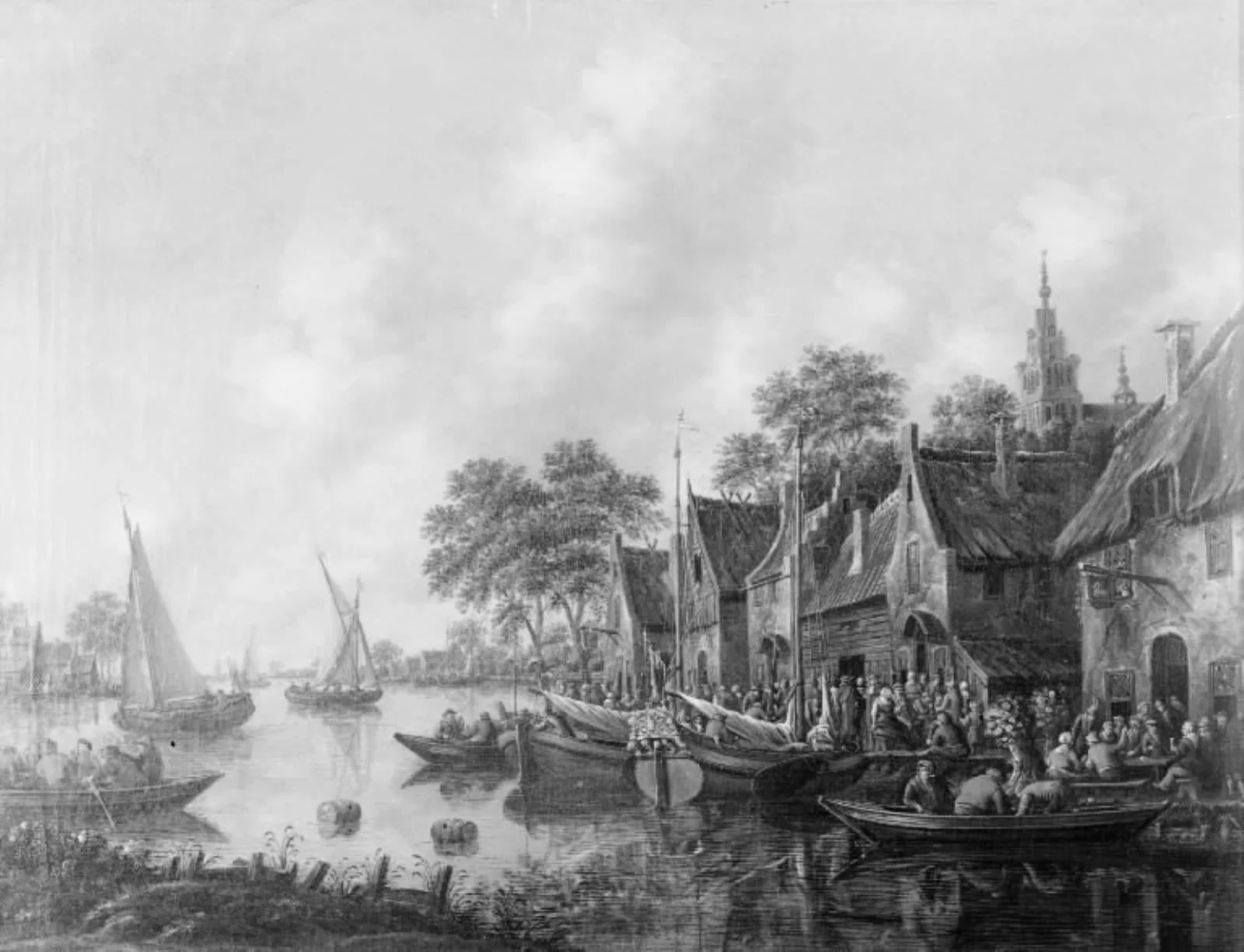 Dutch City, by Unknown, 1689