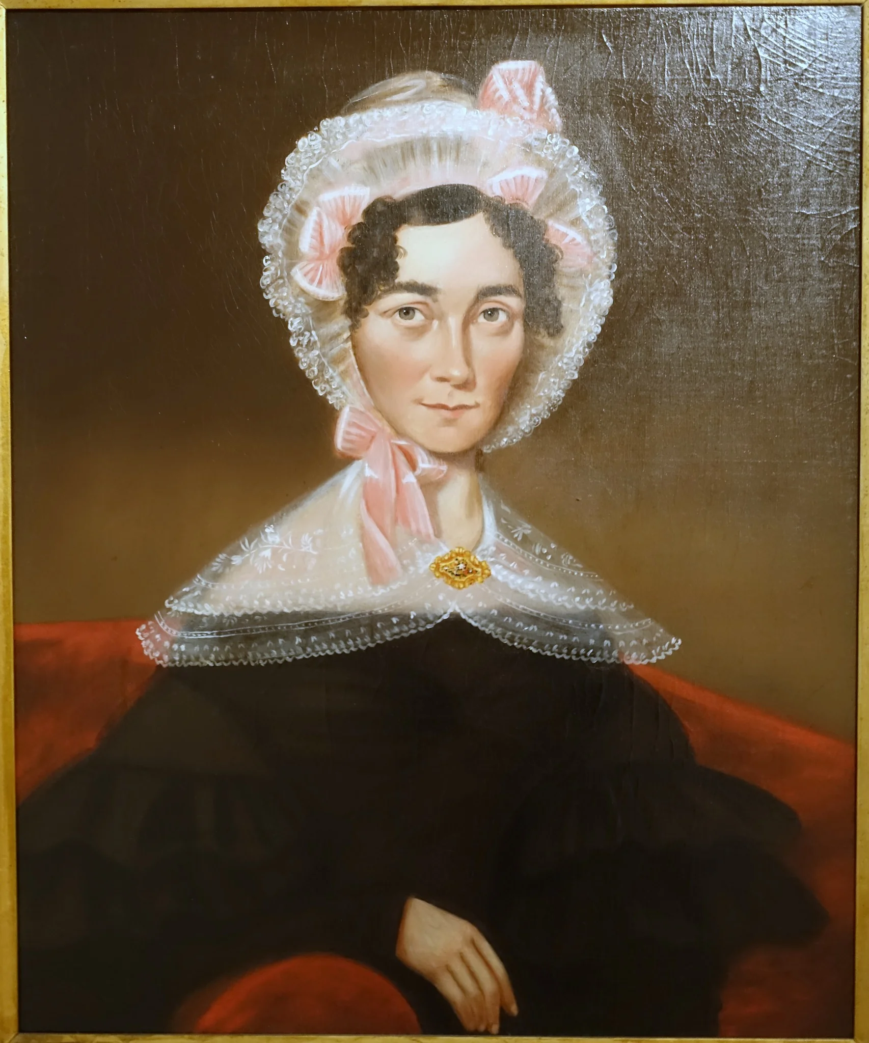 Portrait of Nancy Blood Story, by Unknown, oil, 1835