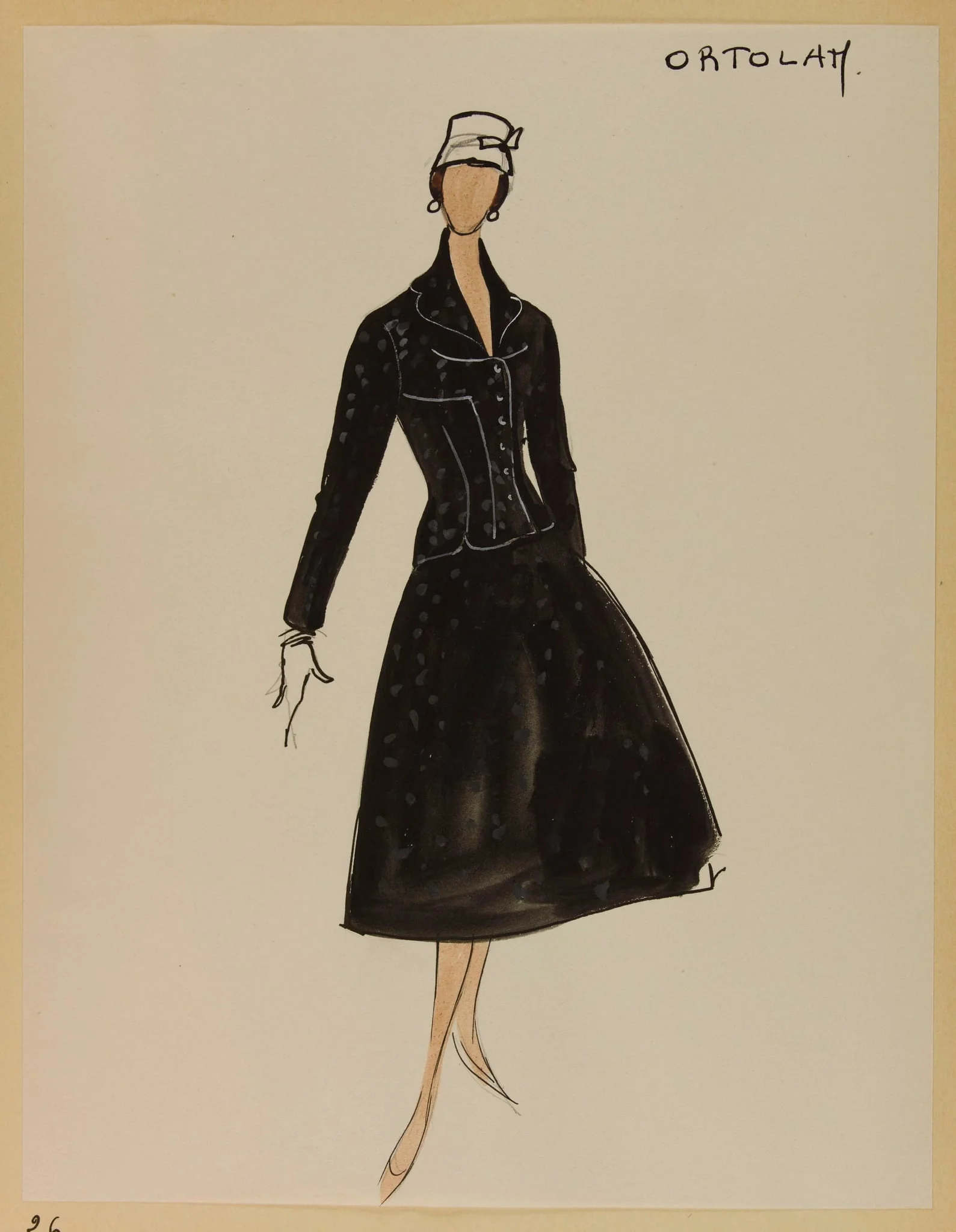 Ortolan, by Carven, 1955
