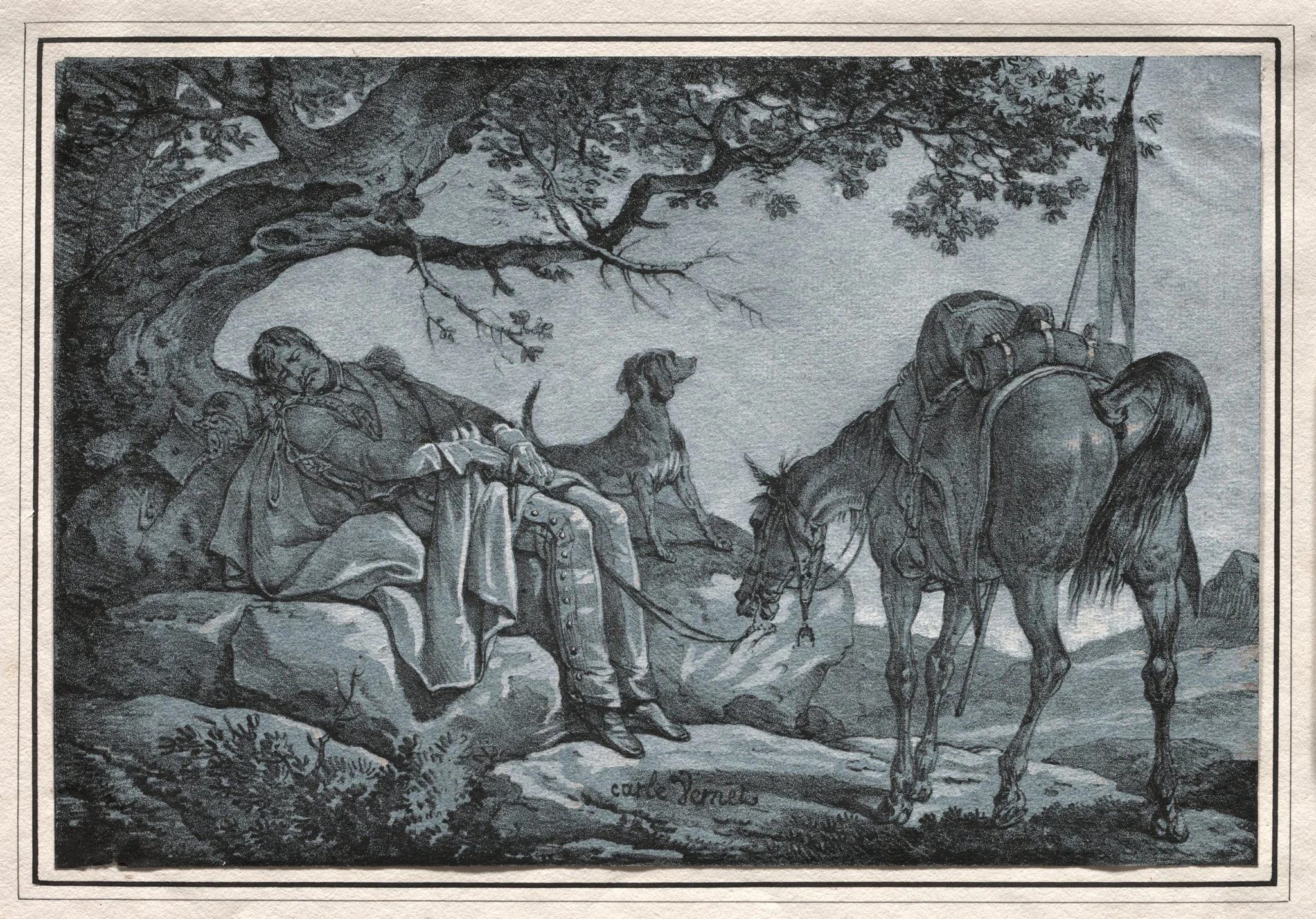 The Sleeping Soldier, by Carle Vernet, 1820