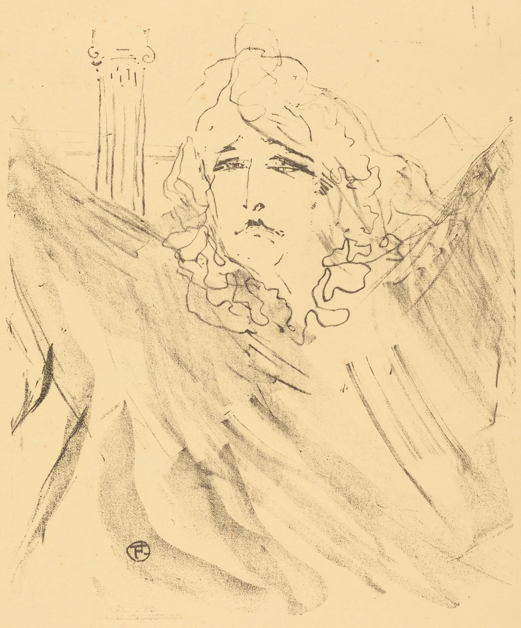 Sarah Bernhardt in "Cleopatra" (Sarah Bernhardt dans "Cléopatre")