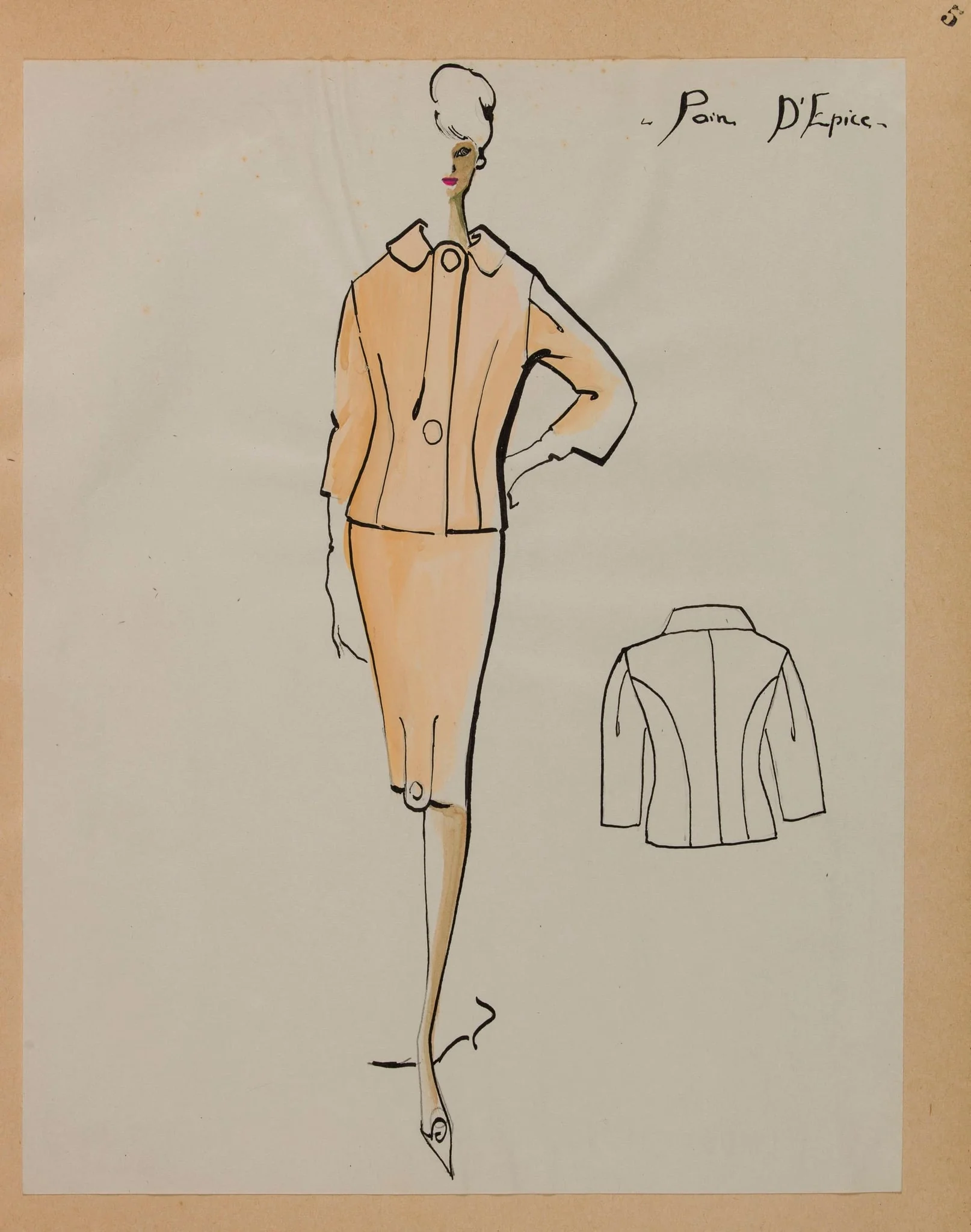 Pain d'épice, by Carven, 1958