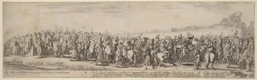 Polish Nobles, His Excellency the Ambassador, and His Carriage
