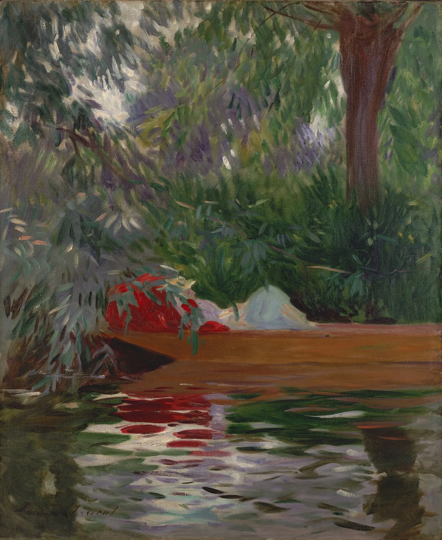 Under the Willows, by John Singer Sargent, oil, 1894