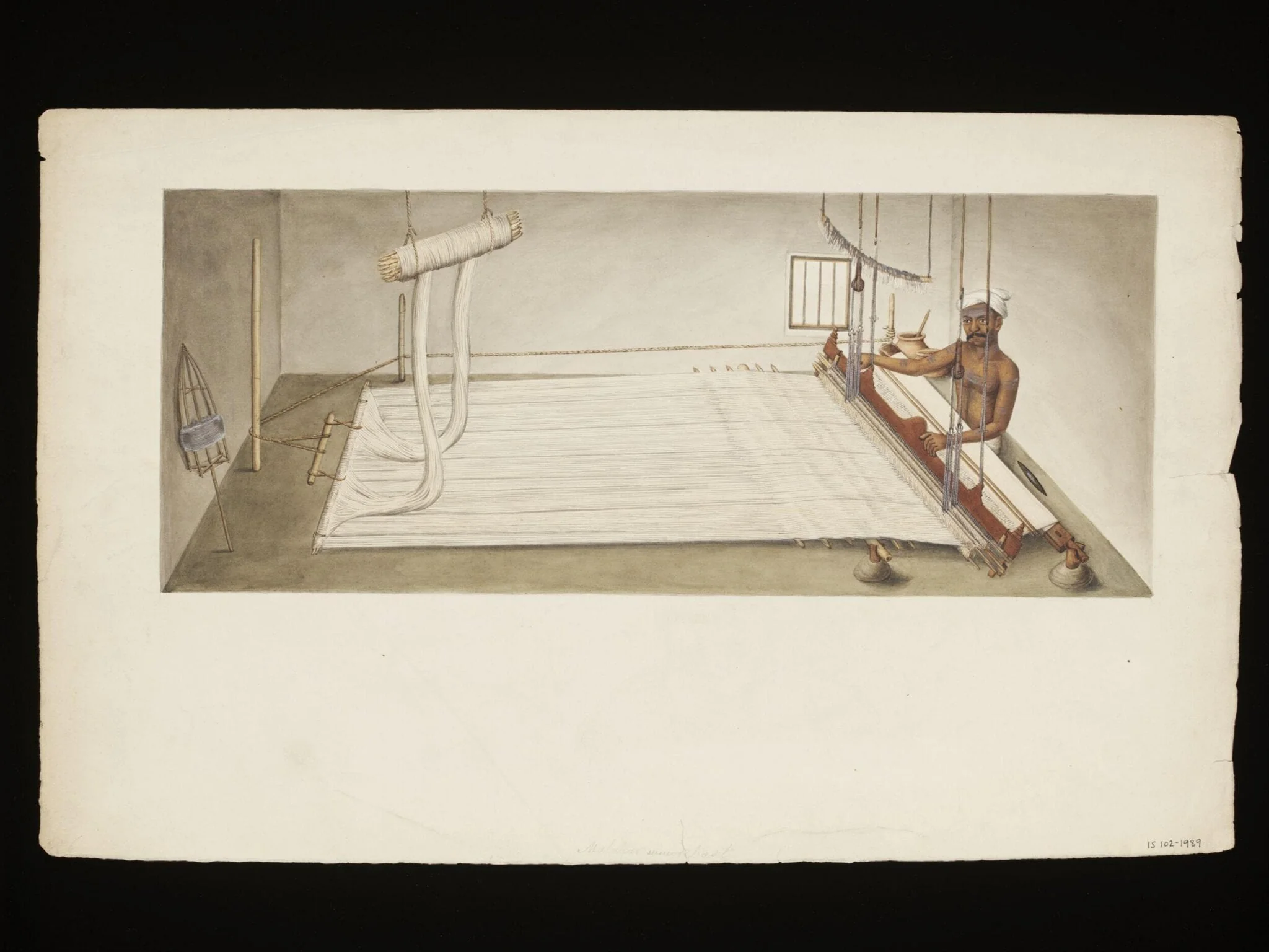 Malabar weaver caste, by Unknown, paint, 1840