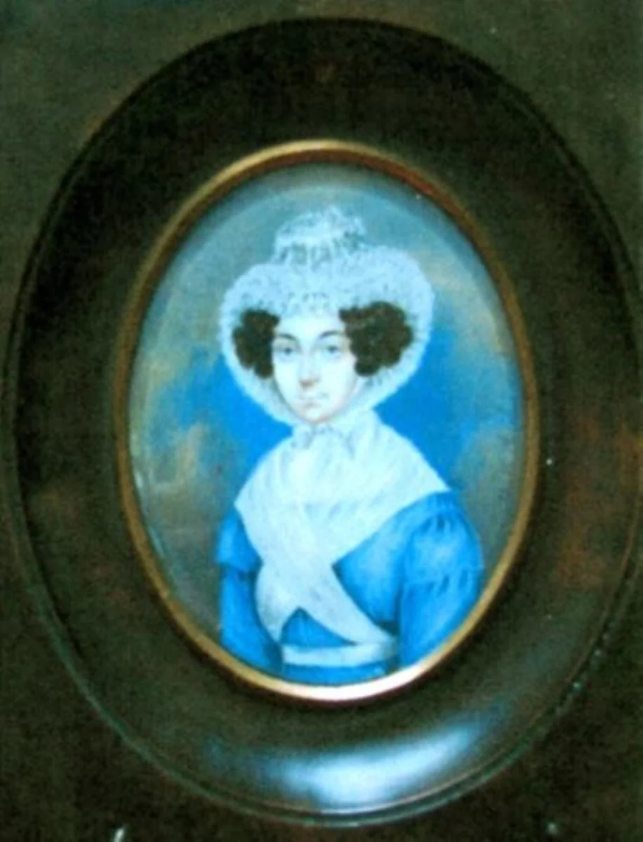 Portret de femeie în albastru, by Adalbert Suchy, unspecified, 1850
