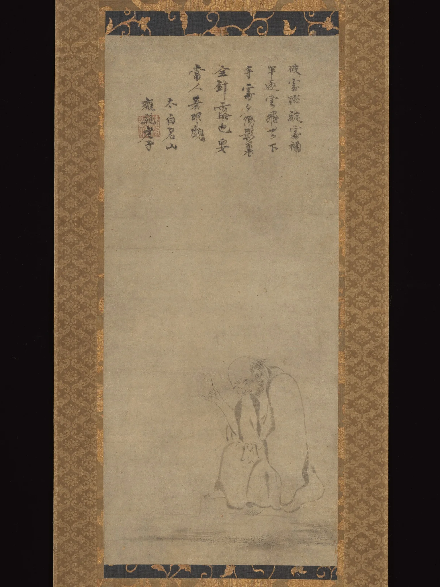 Mending clothes by daylight, by Unknown, unspecified, 1244