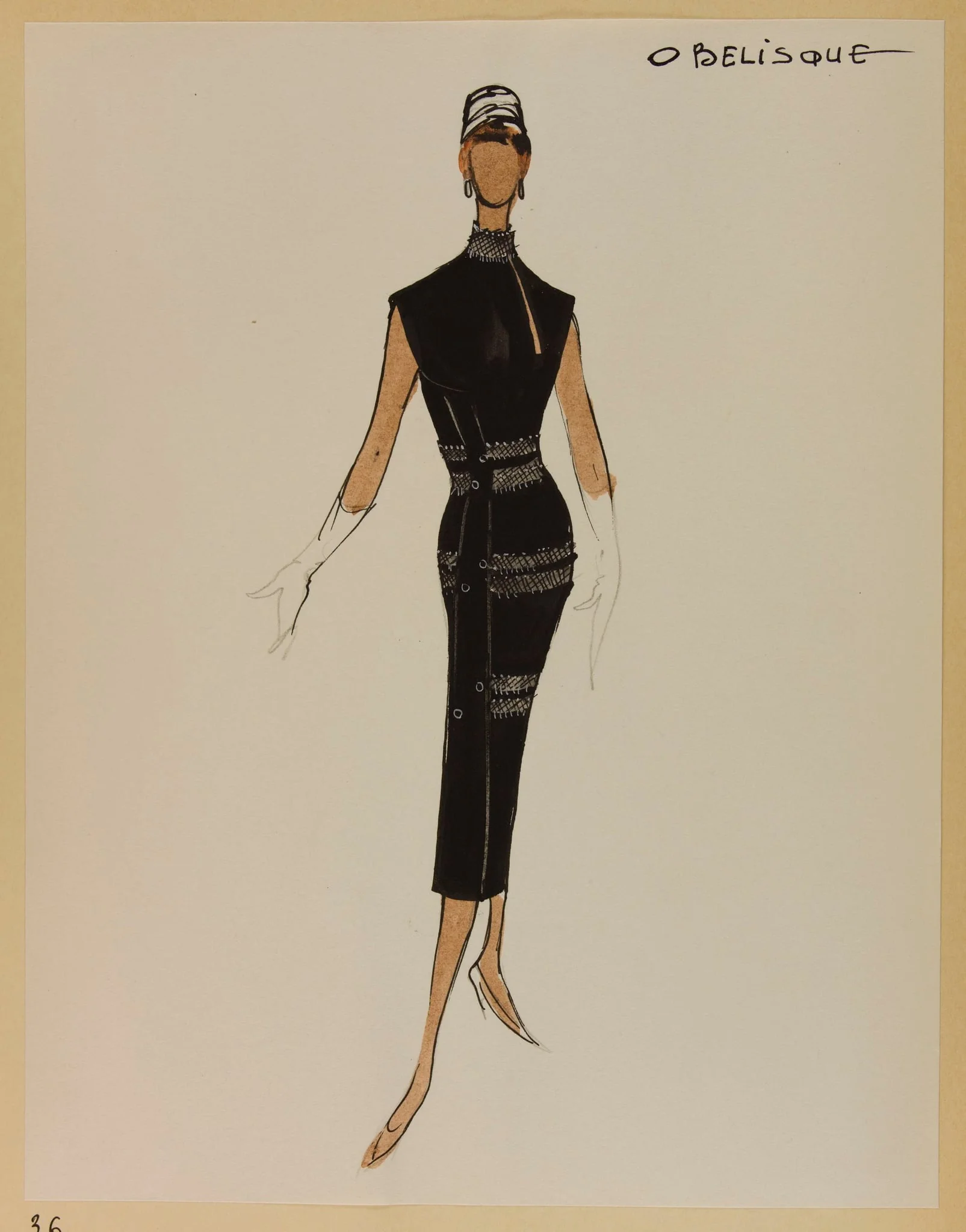 Obélisque, by Carven, 1955