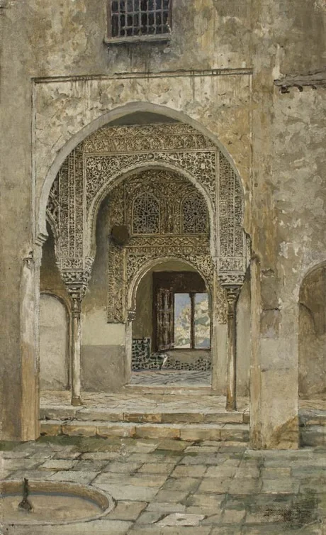 Alhambra. Spain, by Vardges Sureniants, oil, 1900