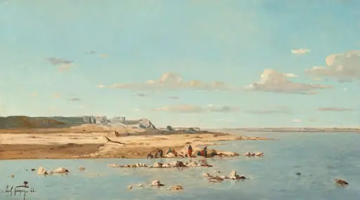 Washerwomen on the Banks of the Durance