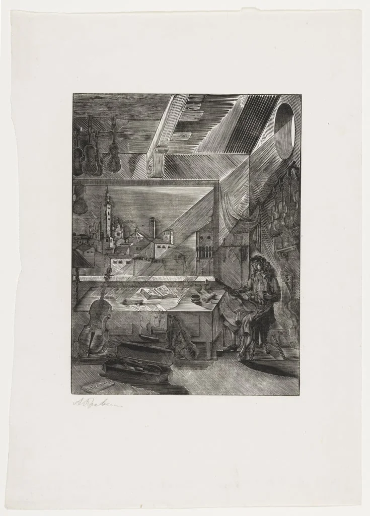 Untitled, by Aleksei Kravchenko, ink, 1926