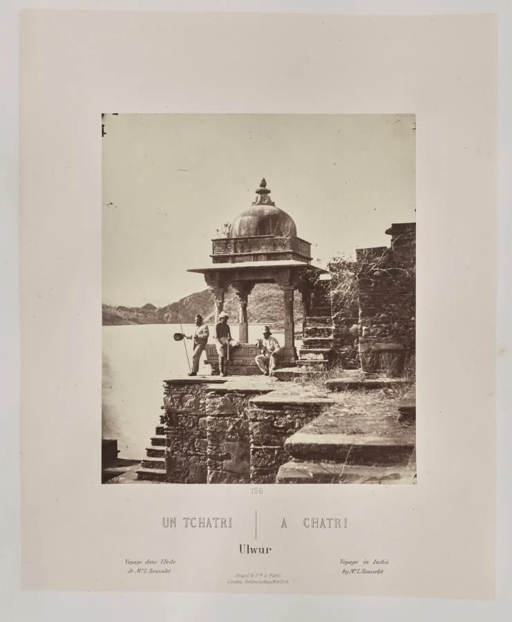 A Chatri, Ulwur, by Louis-Théophile Marie Rousselet, 1866