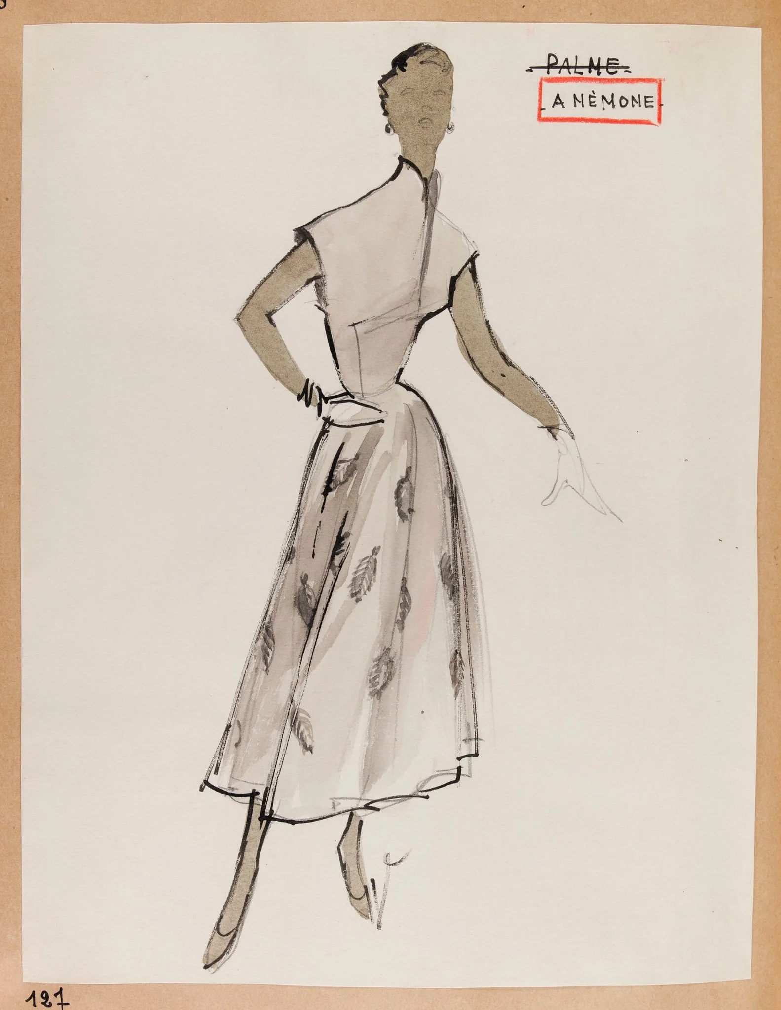 Anémone, by Carven, 1951