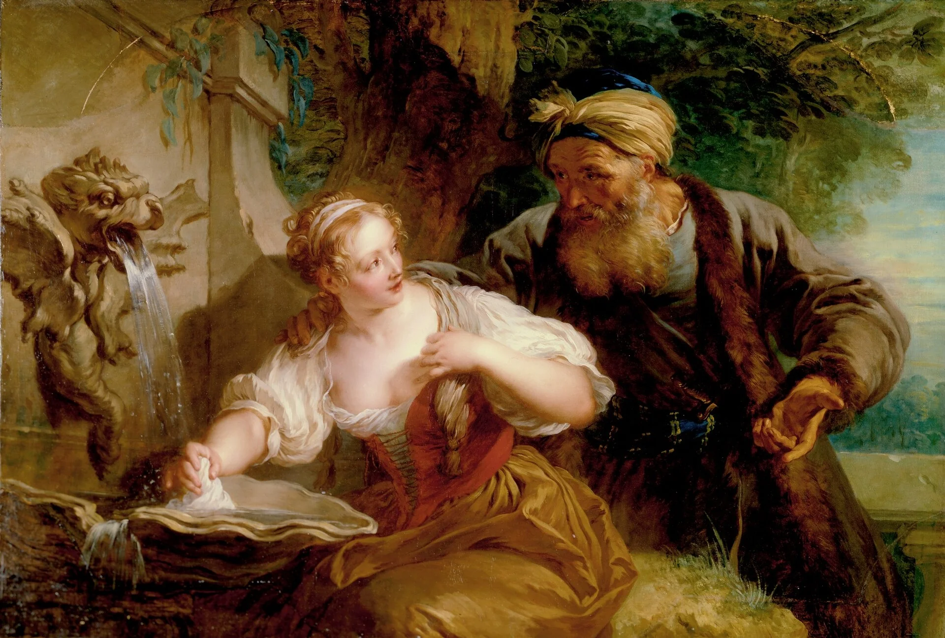 The Amorous Proposal, by François Lemoyne, oil, 1725