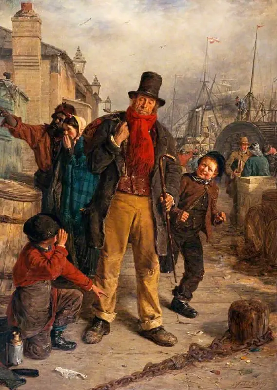 An Irish Emigrant Landing at Liverpool ('Jim Blake landing in Liverpool')
