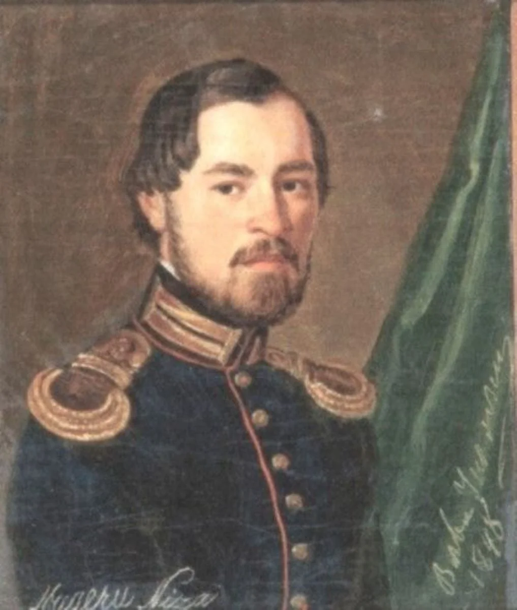 Portretul lui Niță Magheru, by Barbu Iscovescu, unspecified, 1848
