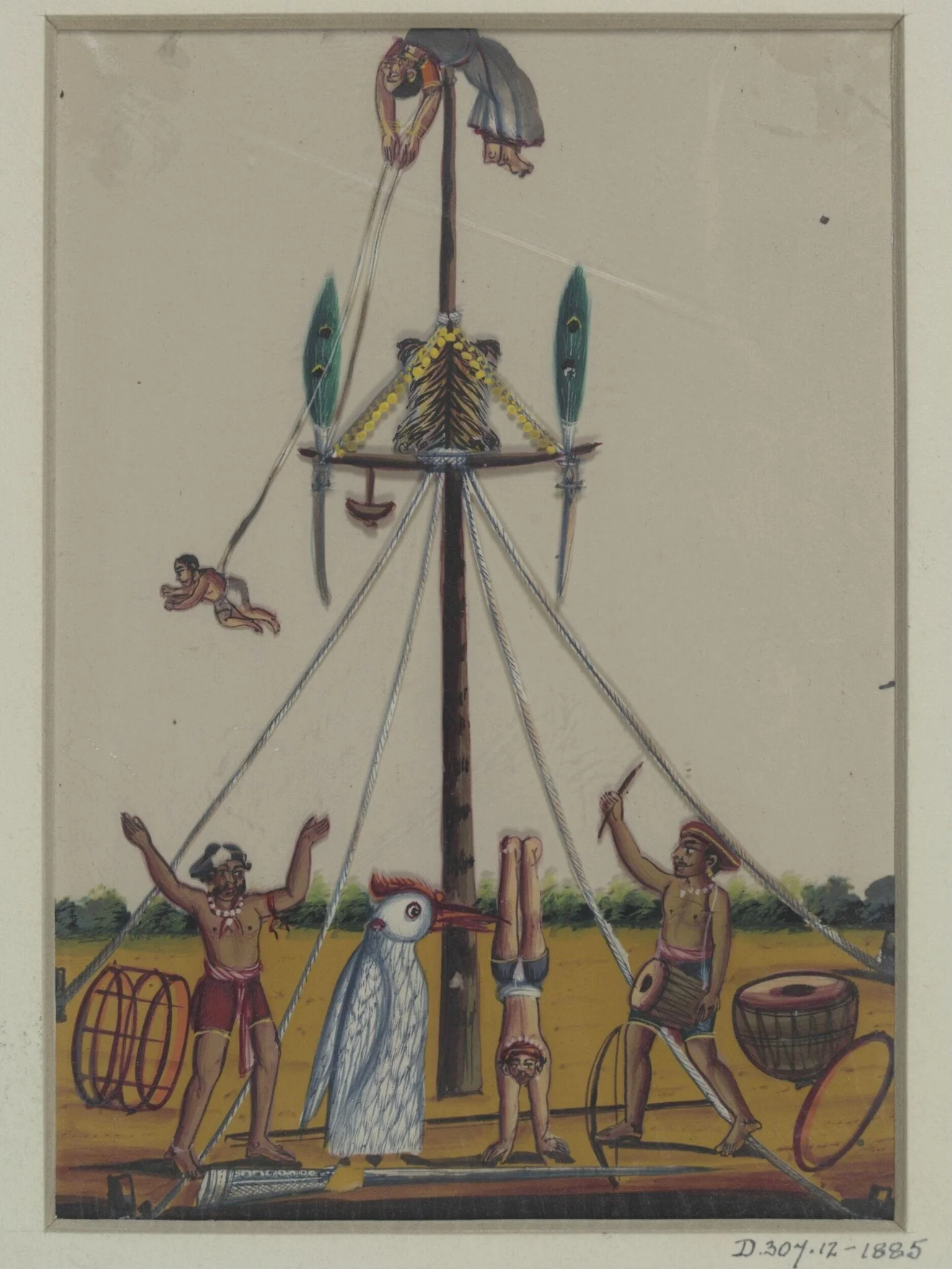 One of twenty-four paintings of South Indian castes and occupations., by Unknown, paint, 1850