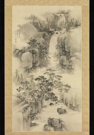 観瀑山水図|Landscape with Waterfall