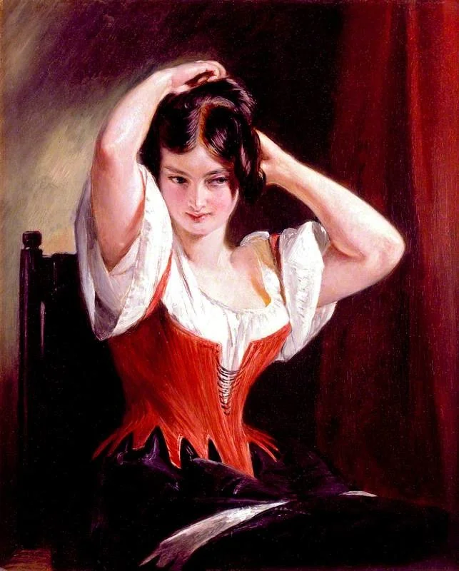 Dulcinea del Toboso, by Charles Robert Leslie, oil, 1839