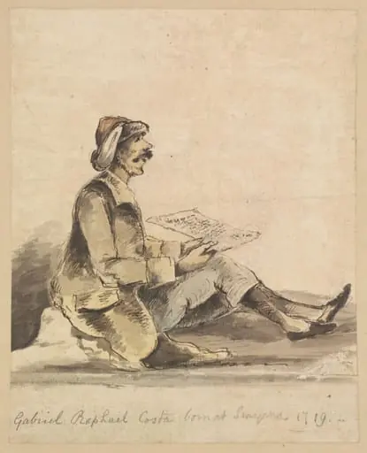 Gabriel Raphael Costa born at Smyrna 1719