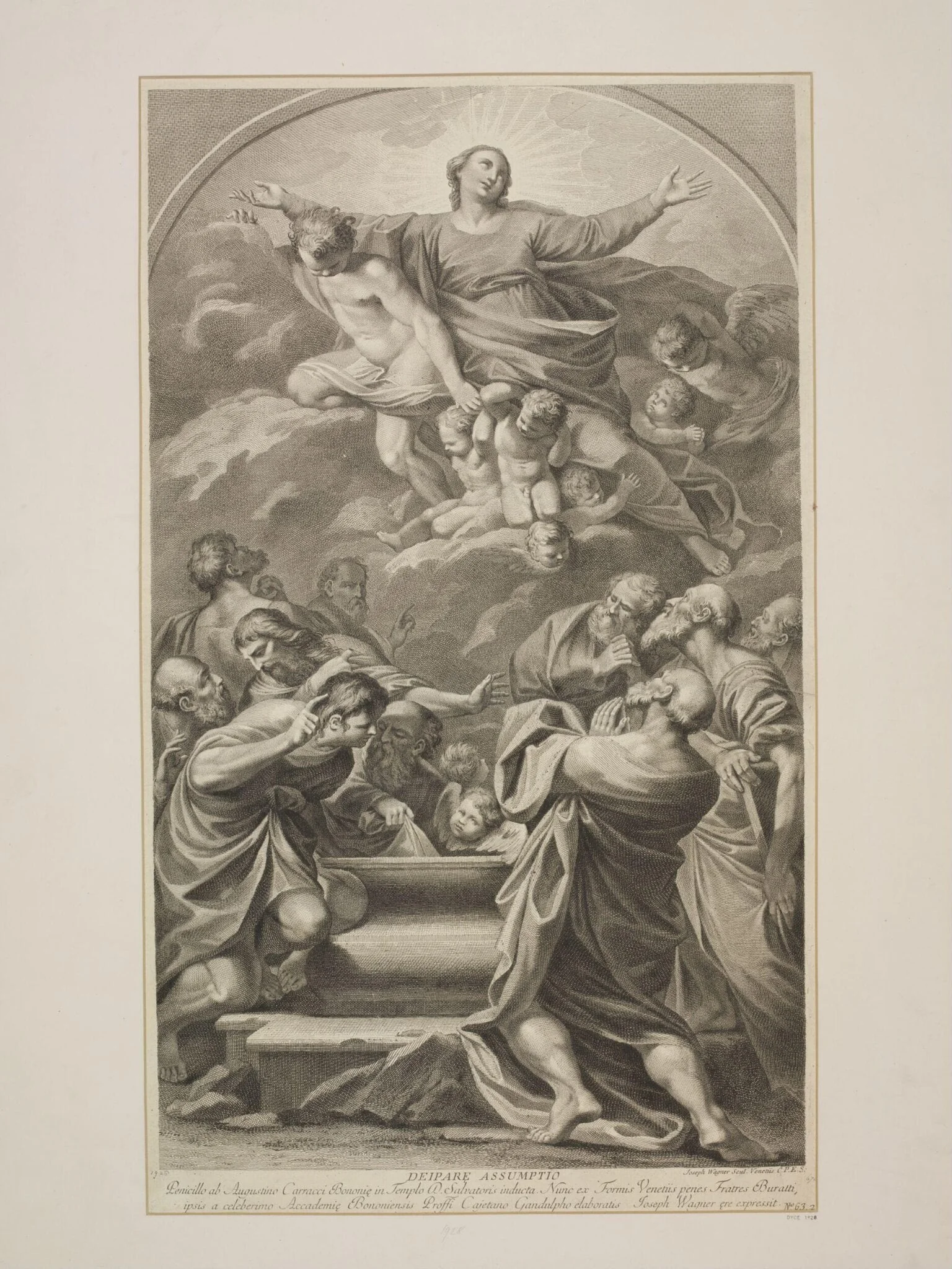The Assumption of the Virgin, by Joseph Wagner, 1750