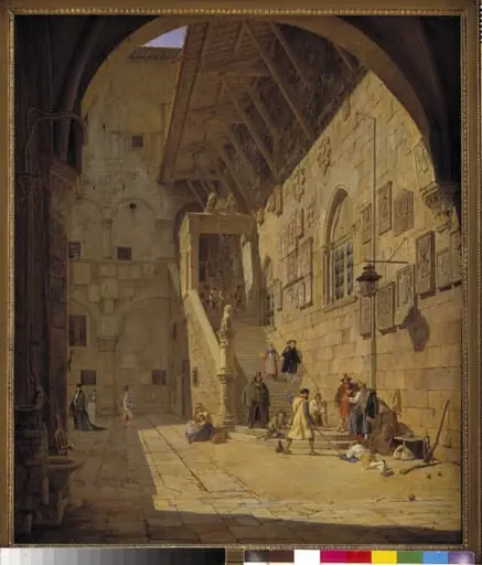The Courtyard of the Palazzo del Bargello. Florence