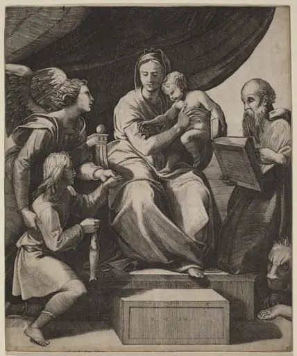 The Virgin with a Fish