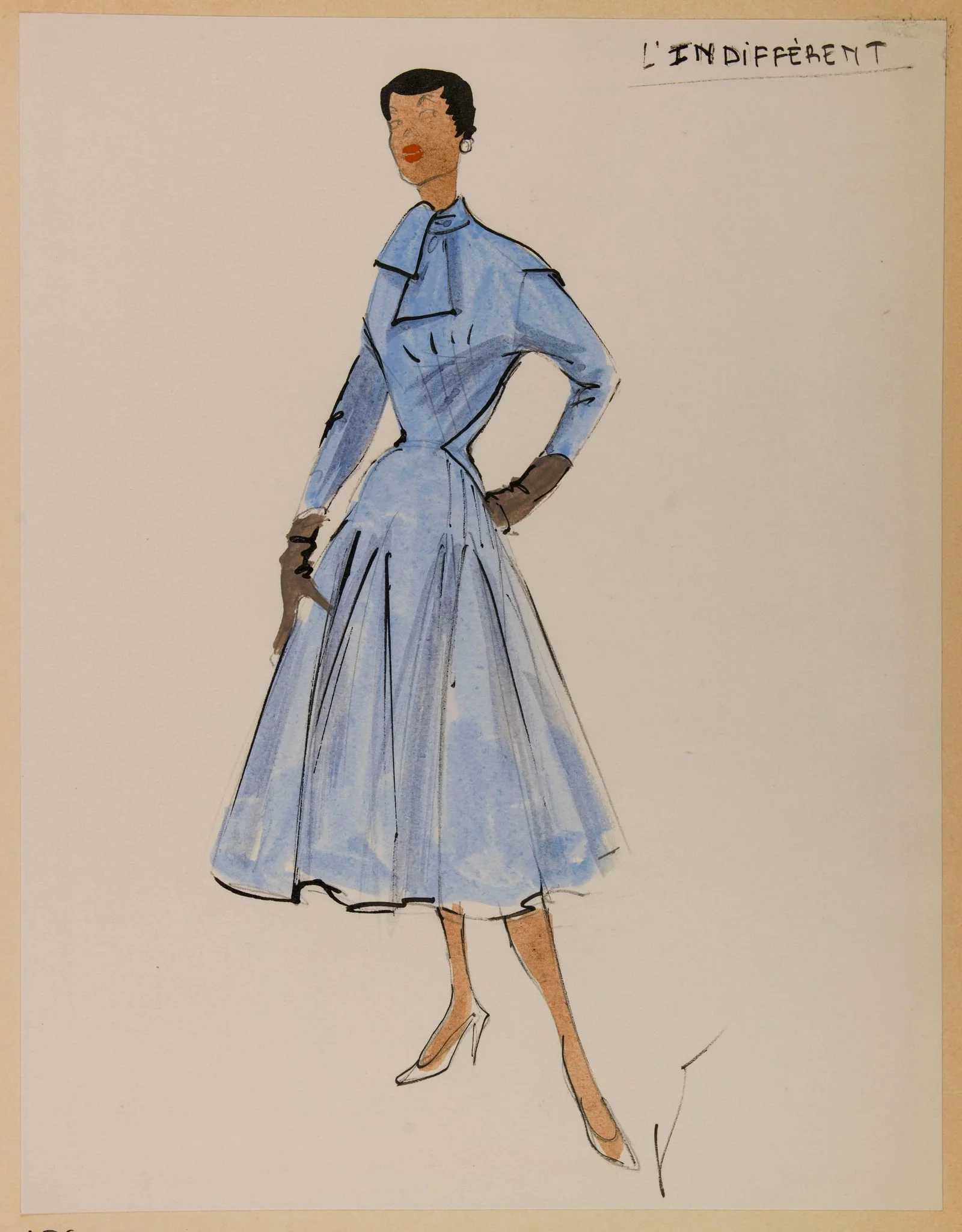 L'indifférent, by Carven, 1953