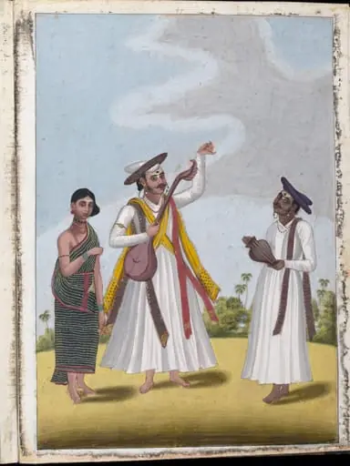Two male entertainers