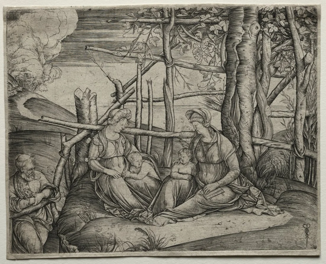 The Holy Family with Saint Elizabeth, by Jacopo de' Barbari, 1503