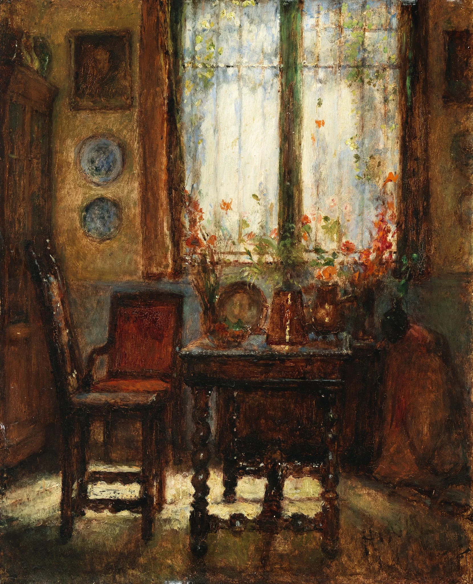 An Interior, by Harriet Osborne O'Hagan, unspecified, 1880