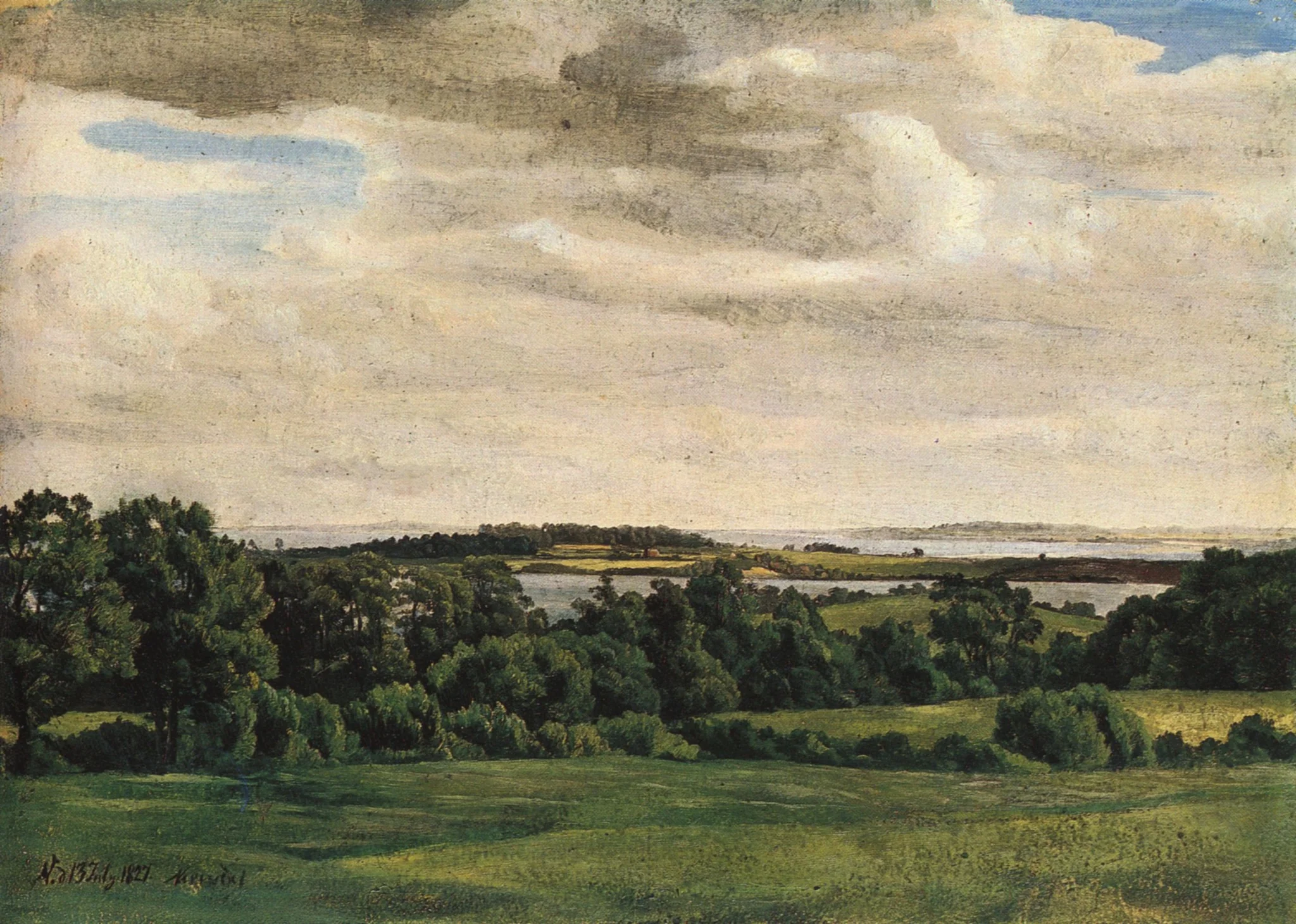 Holsteinische Landschaft, by Adolph Friedrich Vollmer, unspecified, 1827