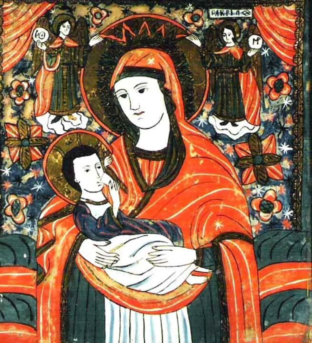 Maica Domnului cu Pruncul, by Unknown, 1850