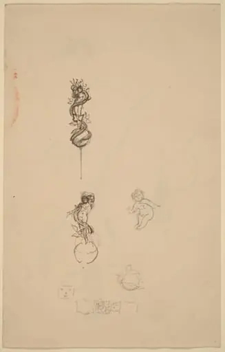 Studies for Jewelry Designs [recto]