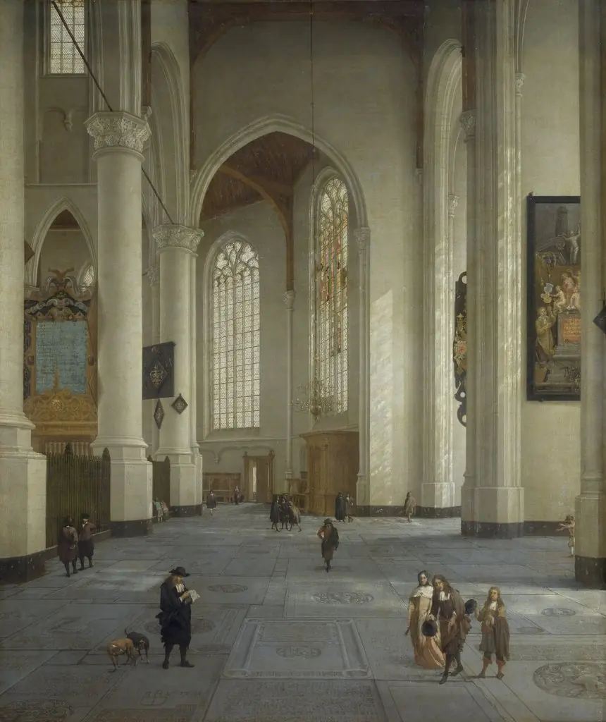 Interior of the St Laurenskerk, Rotterdam