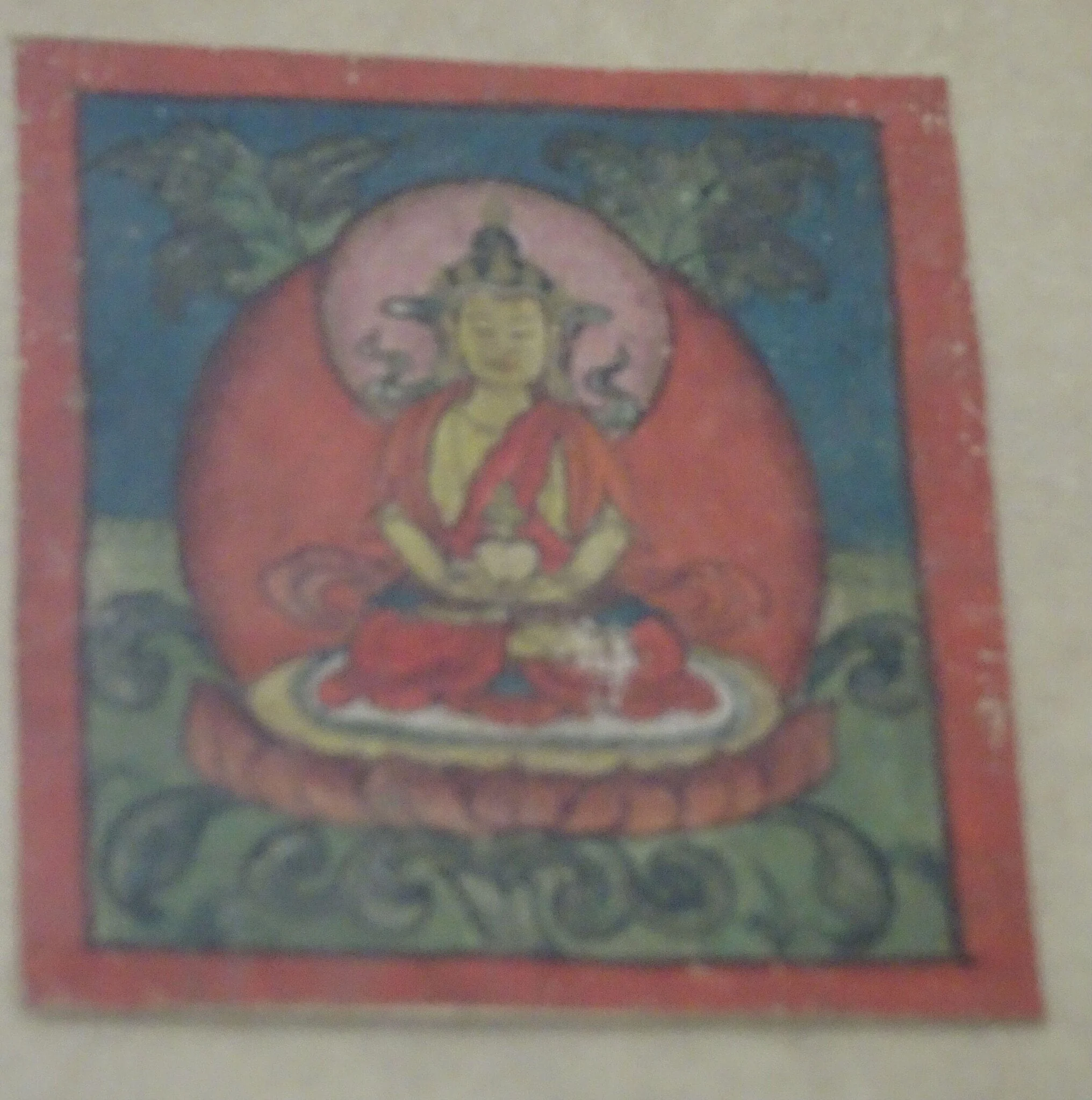 Amitayus, by Unknown, paint, 1850