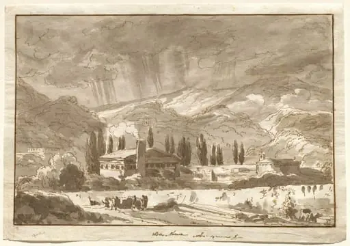 A Storm over the Mountains near Nocera