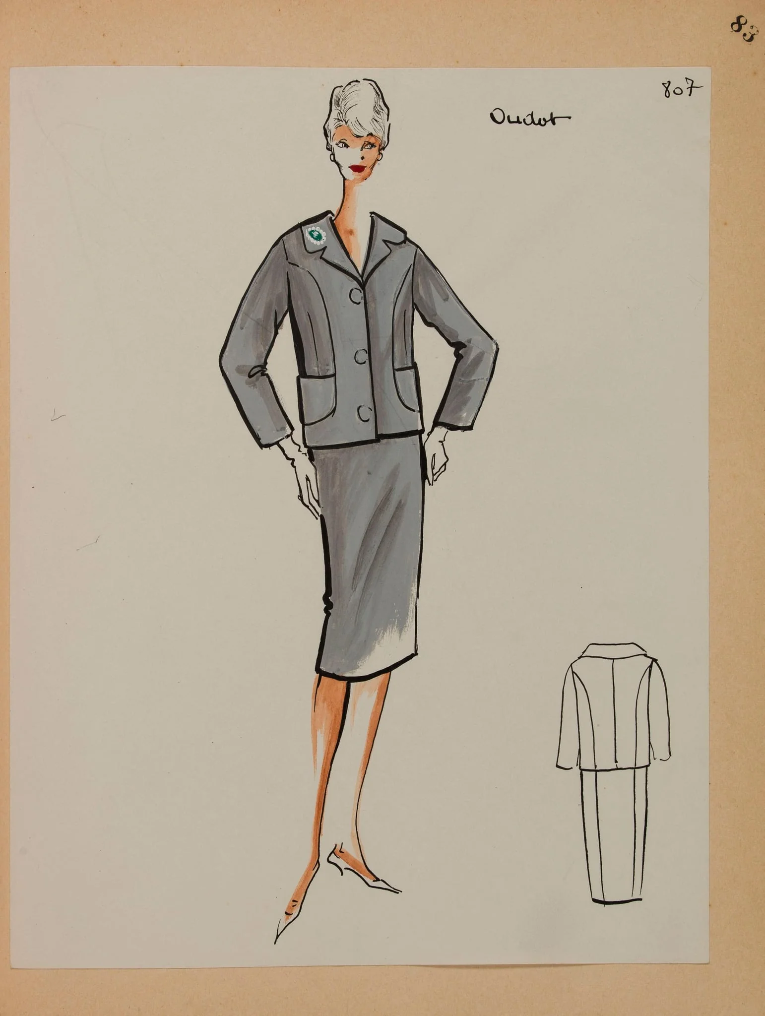 Oudot, by Carven, 1958