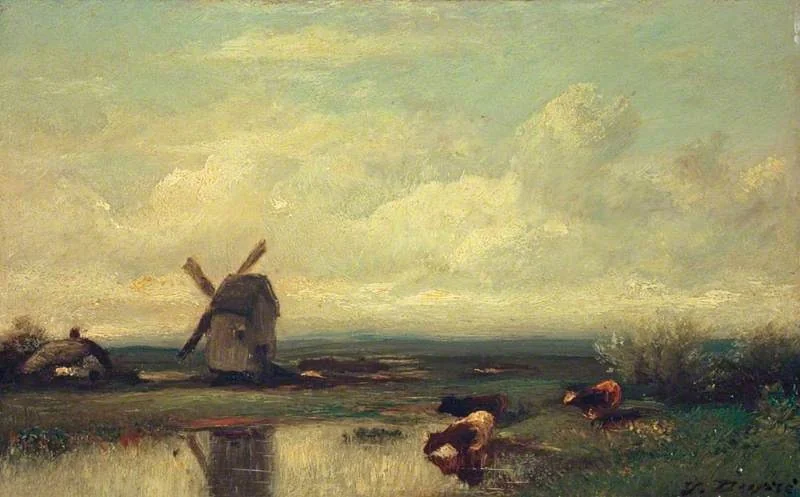 The Windmill, by Jules Dupré, oil, 1857