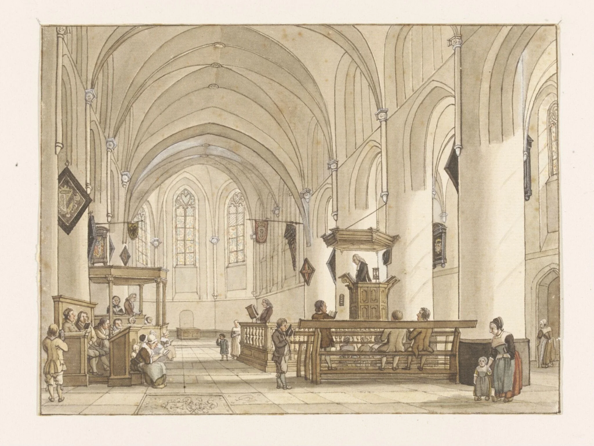Interior of st-laurentiuskerk, Vierlingsbeek